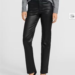 Express Women's Straight Leg Black Jeans